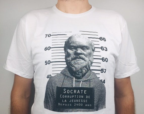 T-shirt: Socrates mug shot